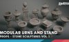 Stone Sculptures VOL.l – Modular Urns & Stand 石雕 VOL.l – 模块化骨灰盒和支架