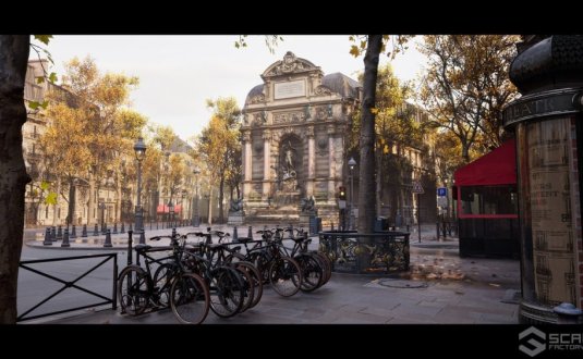 巴黎 – 圣米歇尔喷泉 Paris – Fontaine Saint-Michel