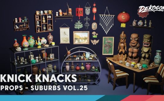 Suburbs VOL.25 – 小玩意儿 Suburbs VOL.25 – Knick Knacks (Nanite and Low Poly)